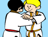 Desenho Judo amistoso pintado por edu2010