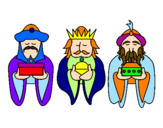 Desenho Os Reis Magos 4 pintado por tuka