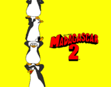 Desenho Madagascar 2 Pingüinos pintado por gustavo