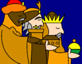 Desenho Os Reis Magos 3 pintado por João R.