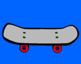 Desenho Skate II pintado por kiko