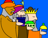 Desenho Os Reis Magos 3 pintado por pedro