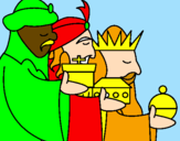 Desenho Os Reis Magos 3 pintado por João .R
