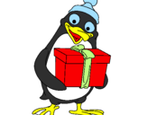 Desenho Pinguim pintado por andressa   bonitona