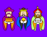 Desenho Os Reis Magos 4 pintado por miguel