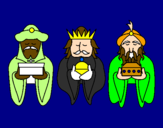 Desenho Os Reis Magos 4 pintado por filipe