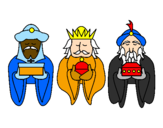 Desenho Os Reis Magos 4 pintado por pedro silva