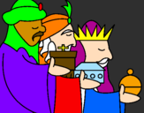 Desenho Os Reis Magos 3 pintado por diogo dias diogo ca