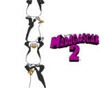 Desenho Madagascar 2 Pingüinos pintado por joel júnior