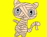 Desenho O gato momia pintado por fernanda fofa@