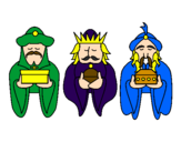 Desenho Os Reis Magos 4 pintado por eduardo