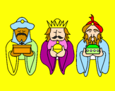 Desenho Os Reis Magos 4 pintado por joão s.