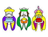 Desenho Os Reis Magos 4 pintado por pedro