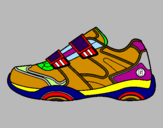 Desenho Sapato de ginástica pintado por Cauã Pepe
