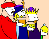 Desenho Os Reis Magos 3 pintado por KELLY