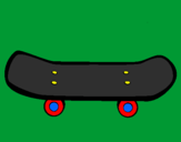 Desenho Skate II pintado por Balela