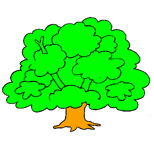 Desenho Árvore pintado por gyovana bonita