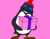 Desenho Pinguim pintado por ellen
