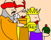 Desenho Os Reis Magos 3 pintado por helena