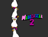 Desenho Madagascar 2 Pingüinos pintado por exi