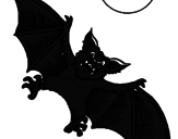 Desenho Morcego cão pintado por bruno