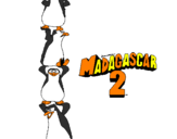Desenho Madagascar 2 Pingüinos pintado por Kimberlly