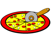 Desenho Pizza pintado por GRACE0007