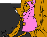 Desenho La ratita presumida 1 pintado por Aninha
