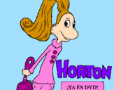 Desenho Horton - Sally O'Maley pintado por beatriz