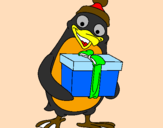 Desenho Pinguim pintado por hebson