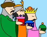 Desenho Os Reis Magos 3 pintado por hebson