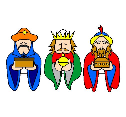 Desenho Os Reis Magos 4 pintado por  Os 3 reis magos