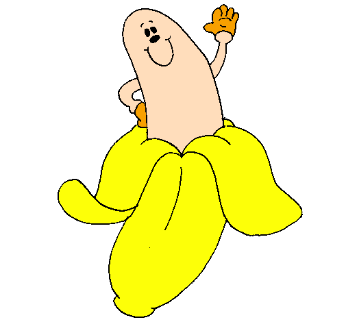 Desenho Banana pintado por josé yan