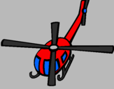 Desenho Helicoptero V pintado por HUGO DINIZ