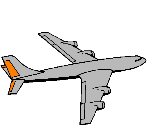 Desenho Avião pintado por Naruto