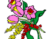 Desenho Ramo de flores pintado por JBTMALAGOAS