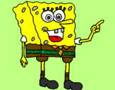 Desenho SpongeBob pintado por nadim45