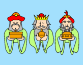 Desenho Os Reis Magos 4 pintado por Asterix
