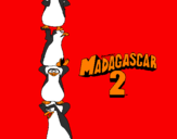 Desenho Madagascar 2 Pingüinos pintado por wesley da rocha ramos