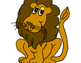 Desenho Leão pintado por LEÃO
