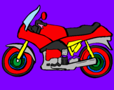 Desenho Motocicleta pintado por guilherme