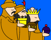 Desenho Os Reis Magos 3 pintado por lucas mendes
