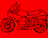 Desenho Motocicleta pintado por kenshin