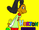 Desenho Horton - Sally O'Maley pintado por macaco doido pela macaca 