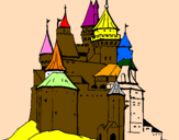 Desenho Castelo medieval pintado por COELHINHOS DO FERNANDO