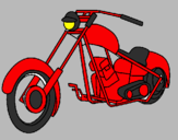 Desenho Moto pintado por lucas