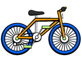 Desenho Bicicleta pintado por skate