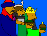 Desenho Os Reis Magos 3 pintado por MARIO