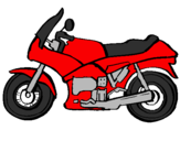 Desenho Motocicleta pintado por lucas