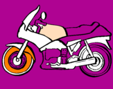 Desenho Motocicleta pintado por thiago
